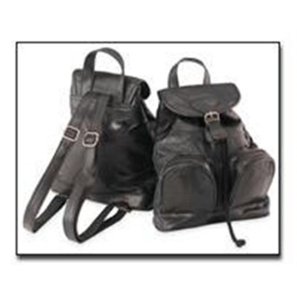 Maxam Italian Stone Design Genuine Leather Backpack/Purse for the woman